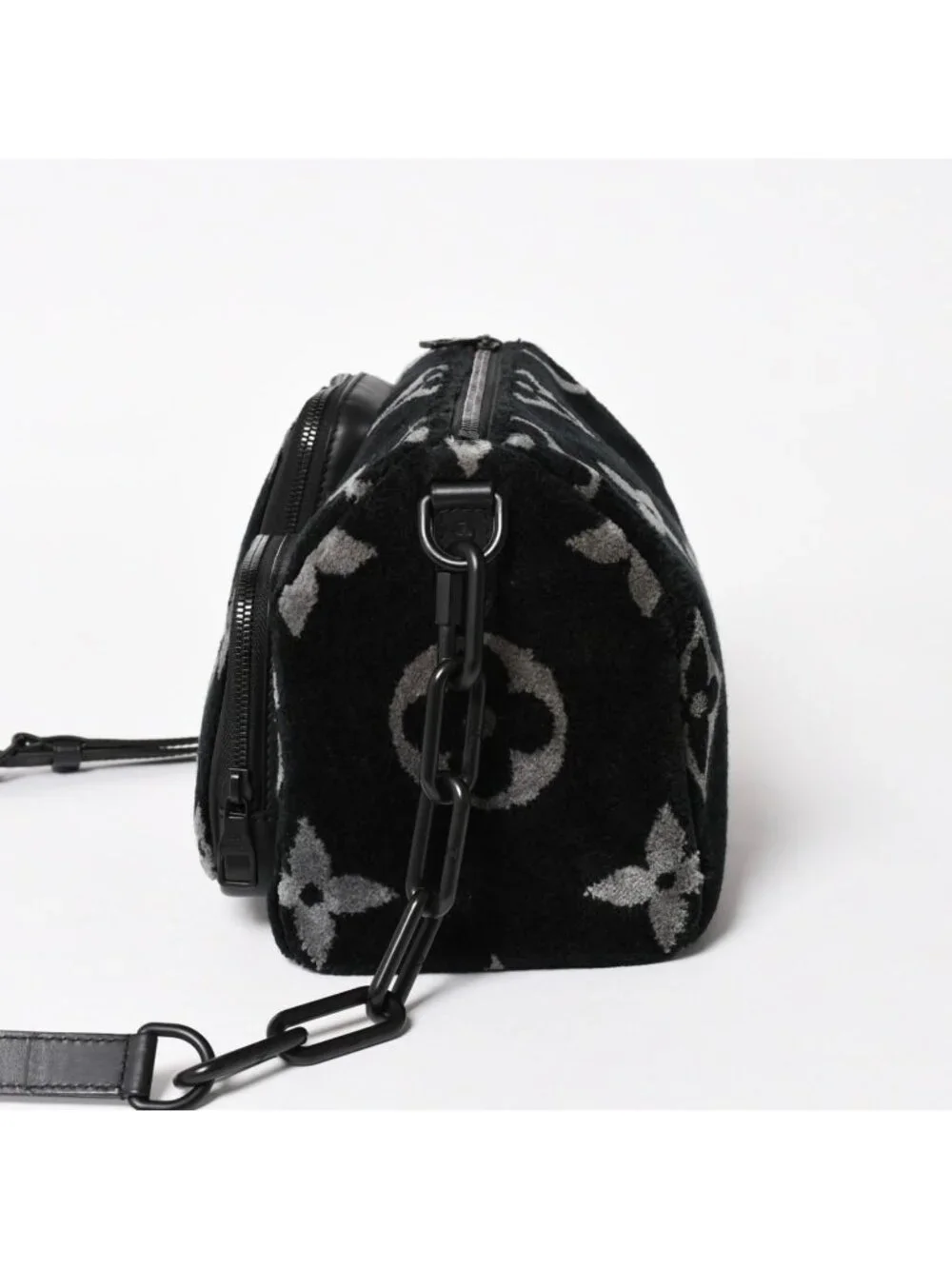 Louis Vuitton Keepall Bandouliere 25 Boston Bag Monogram Eclipse Tuffetage